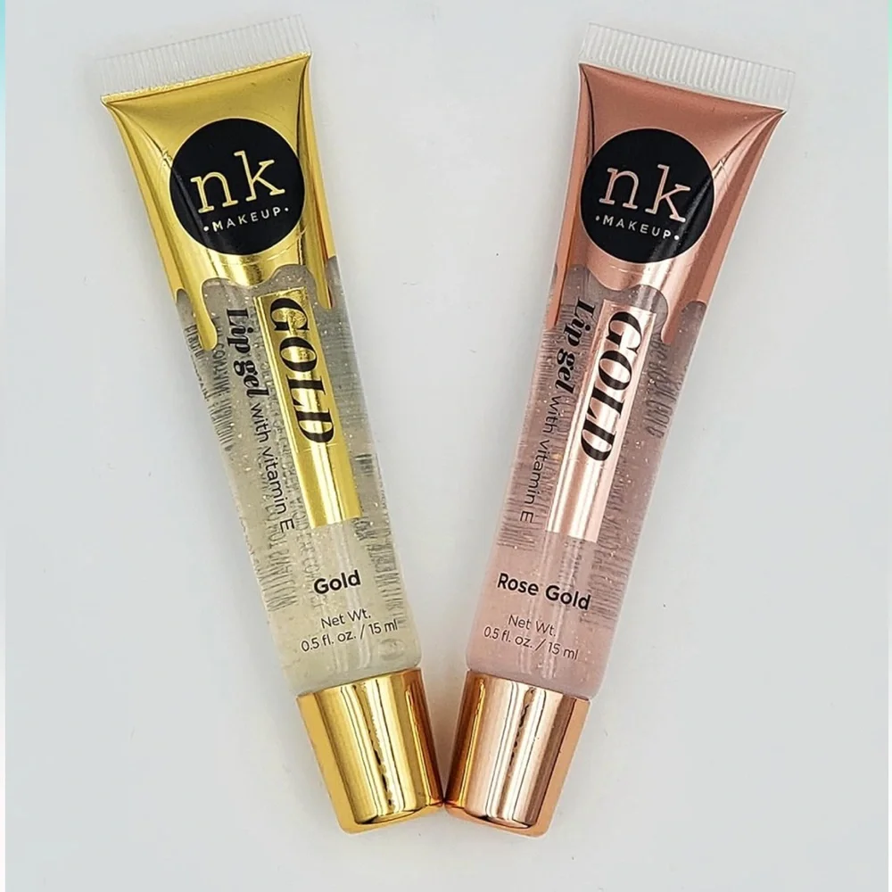 New 2 Pk New York Gold & Rose Gold Will Leave Yr Lips 👄 Fabulous Plump Lips